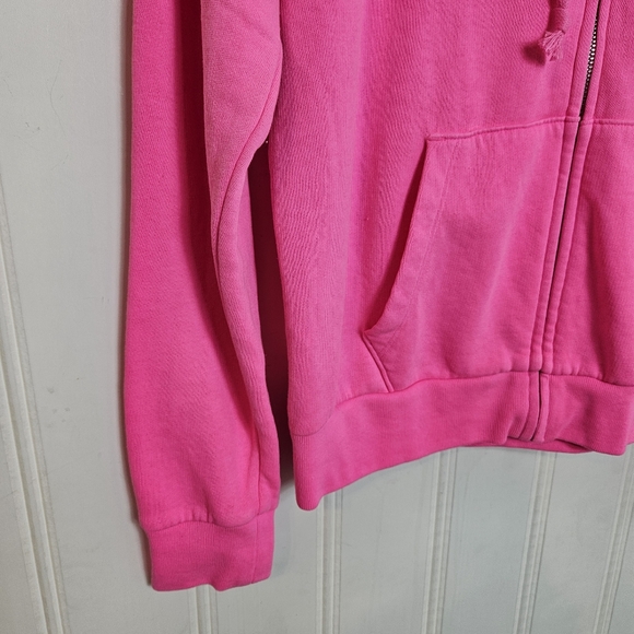 PINK Jogger Set Women's M Hoodie & Sweatpants 2 Piece Lounge Outfit Athleisure - Picture 3 of 16